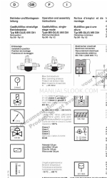 Dungs GasMultiBloc MB-D 055 D01 Petunjuk Pengoperasian dan Perakitan