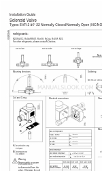 Danfoss EVR 10 Manual de instalação