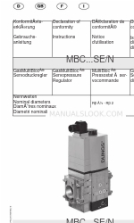 Dungs GasMultiBloc MBC SE/N Series 사용 설명서