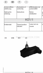 Dungs K01/1 Manuale di istruzioni