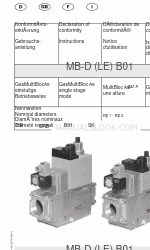 Dungs MB-D 415 B01 Manual de instrucciones