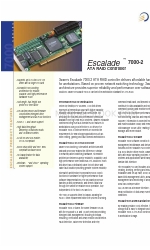 3Ware 7000-2 - Escalade RAID Controller Caractéristiques