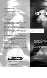 Dunlop 105Q BASS WAH Manual de início rápido