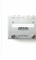 Dunlop MXR A/B BOX Snelstarthandleiding