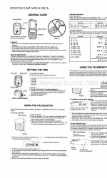 Casio QW-761 General Manual