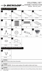 Dunlop NET100 097D Montageanleitung Handbuch