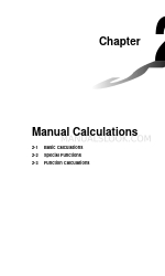 Casio CFX-9850GC PLUS Calculations Manual