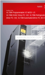 Danfoss VLT AutomationDrive FC 301 Manuale di installazione