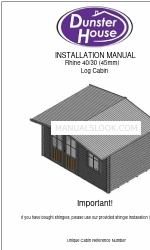 Dunster House Rhine 40/30 インストレーション・マニュアル