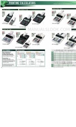 Casio DR T120 - Thermal Printing Calculator Spesifikasi