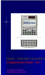 Casio Financial Consultant Kılavuzlar