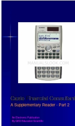 Casio Financial Consultant FC-100V Manuel