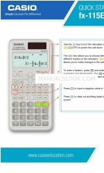 Casio fx-115ES PLUS Schnellstart-Handbuch