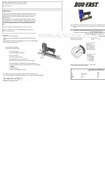 DUO-FAST 501665 빠른 시작 매뉴얼