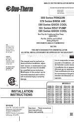 Duo-Therm 579 Series BRISK AIR Manuel d'instructions d'installation