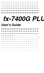 Casio fx-7400G PLUS Gebruikershandleiding