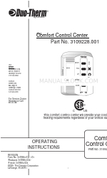 Duo-Therm 3109228.001 Руководство по эксплуатации