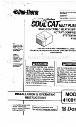 Duo-Therm Cool Cat 410001.511 Handbuch