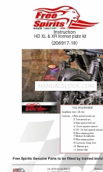 Free Spirits HD XL Manual de instruções