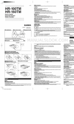 Casio HR-150TM User Manual