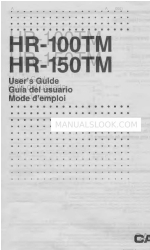 Casio HR-150TM User Manual