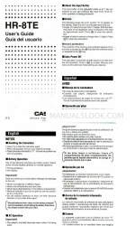 Casio HR-8TE User Manual