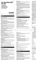 Casio MJ-100Da User Manual