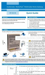 AudioCodes MediaPack 263-DB Manuale di avvio rapido