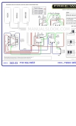 Free-Way Switch 3X3-03 Схематические диаграммы