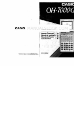 Casio OH-7000G Gebruikershandleiding