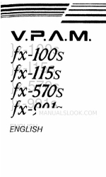 Casio V.P.A.M fx-100s Посібник