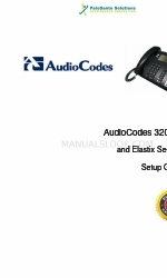 AudioCodes 320HD Setup-Handbuch