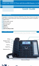 AudioCodes 420HD Kurzanleitung