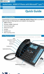 AudioCodes 440HD Краткое руководство