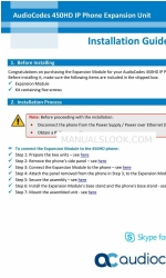 AudioCodes 450HD Installationshandbuch