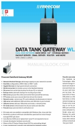 Freecom Data Tank Gateway WLAN Spécifications