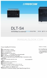 Freecom FC TapeWare DLT-S4es SCSI Spécifications