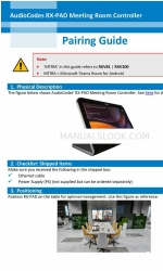 AudioCodes RX-PAD Manual de emparejamiento
