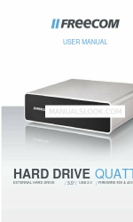 Freecom HARD DRIVE QUATTRO - Manuel de l'utilisateur