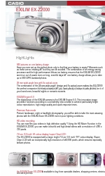 Casio EX-Z2000BK Specificatie