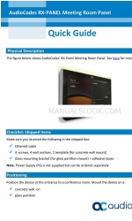 AudioCodes RX-PANEL Краткое руководство