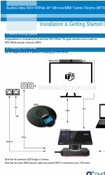 AudioCodes RXV100Hub Handleiding voor installatie en aan de slag