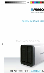 Freecom SILVER STORE 2-DRIVE NAS Handbuch zur Schnellinstallation