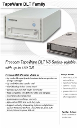 Freecom TapeWare DLT VS-160i Spezifikationen