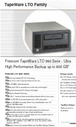 Freecom TapeWare LTO 960es Spécifications