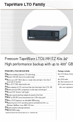 Freecom TapeWare LTO2-HH EZ Kit Fiche technique