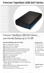 Freecom USB DAT-72 Specyfikacje