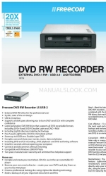 Freecom DVD RW Recorder LS Spesifikasi