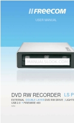 Freecom MOBILE DVD RW RECORDER LS PRO User Manual