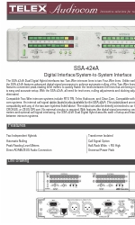 Audiocom SSA-424A Specification Sheet